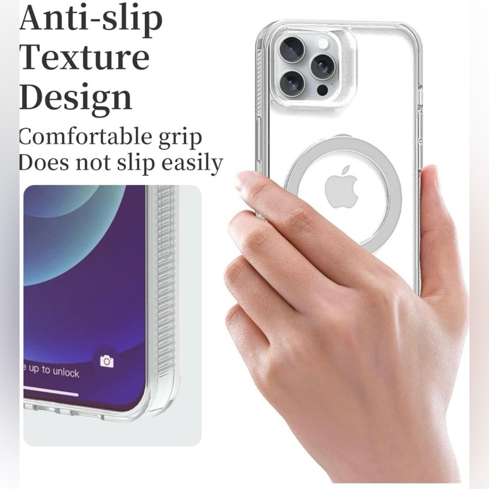 Clear Protective Phone Case With MagSafe Compatibility - Picture 5 of 8